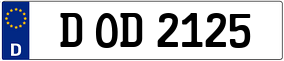Truck License Plate